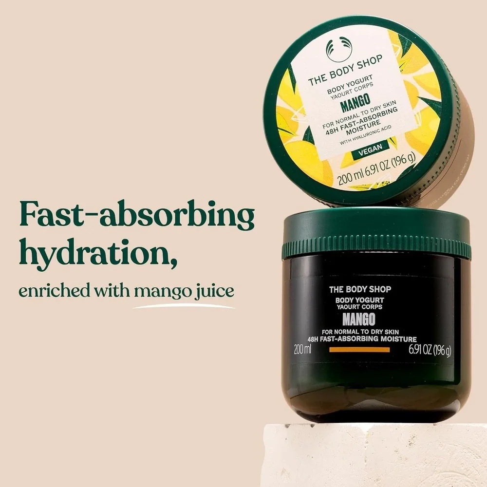 The Body Shop MANGO Body Yogurt Full Size 6.91 oz. Vegan